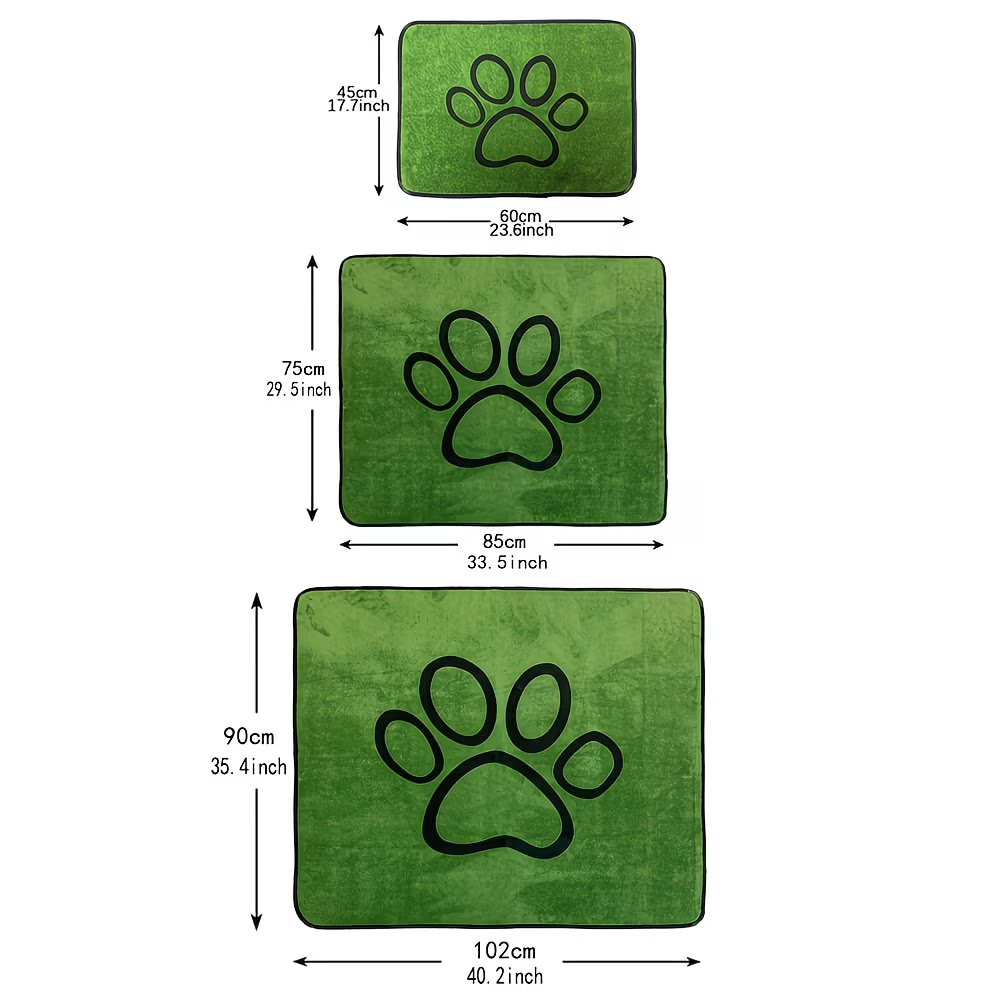 This washable dog pad is highly absorbent and reusable.
