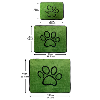 This washable dog pad is highly absorbent and reusable.
