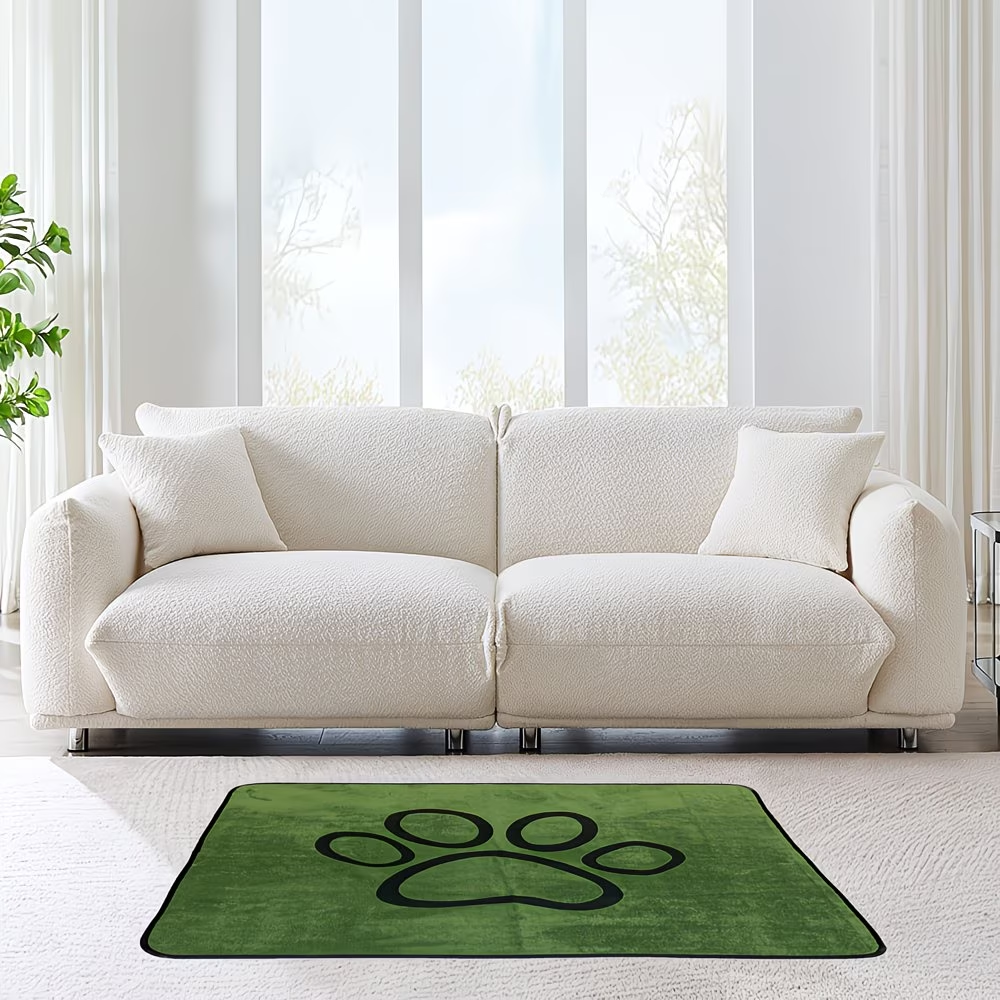 This washable dog pad is highly absorbent and reusable.